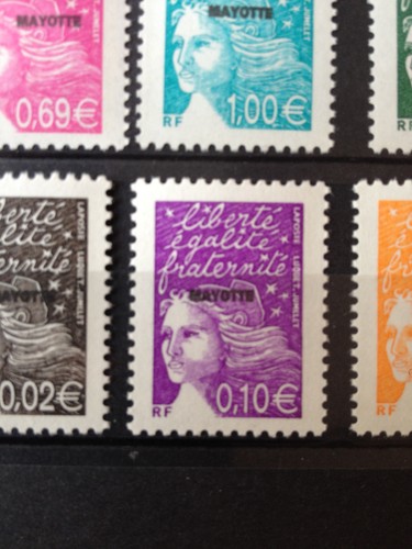 Mayotte num 115 francobolli - mayotte,